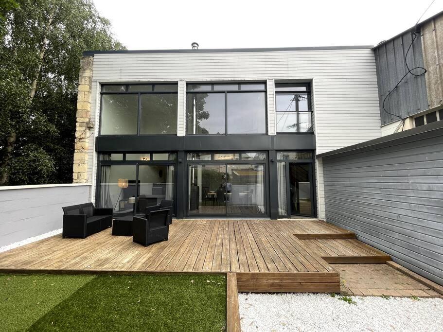 Superbe Loft Lumineux A Caen Apartment Exterior foto